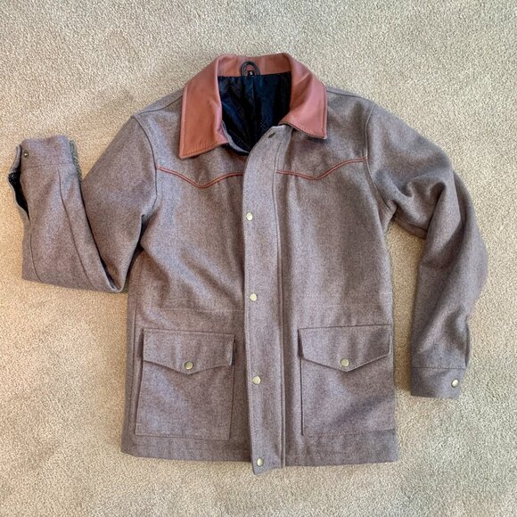 Vintage Jackets & Blazers - Wool Barn Coat / Field Jacket